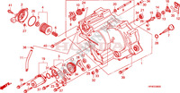 CARTER MOTEUR AVANT pour Honda FOURTRAX 420 RANCHER 4X4 PS RED 2010