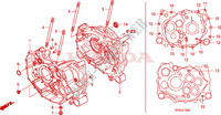 CARTER MOTEUR pour Honda FOURTRAX 420 RANCHER 2X4 Electric Shift 2009