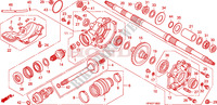 ENGRENAGE FINAL ARRIERE pour Honda FOURTRAX 420 RANCHER 4X4 Manual Shift 2009