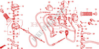 LEVIER DE GUIDON   CABLE   COMMODO pour Honda FOURTRAX 420 RANCHER 4X4 PS RED 2010