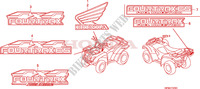 MARQUE(2) pour Honda FOURTRAX 420 RANCHER 4X4 PS RED 2010
