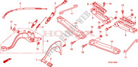 PEDALE   REPOSE PIED pour Honda FOURTRAX 420 RANCHER 4X4 Manual Shift 2010