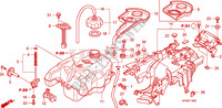 RESERVOIR A CARBURANT pour Honda FOURTRAX 420 RANCHER 4X4 Manual Shift 2009