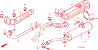 SILENCIEUX D'ECHAPPEMENT pour Honda FOURTRAX 420 RANCHER 4X4 Manual Shift 2010