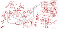RESERVOIR A CARBURANT (CRF450RB/C) pour Honda CRF 450 R 2011