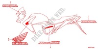 AUTOCOLLANTS (CBF150MB) pour Honda CB 150 INVICTA 2011
