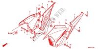 COUVERCLES LATERAUX pour Honda CB 150 INVICTA 2011