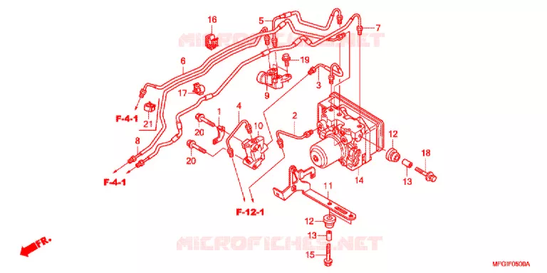 MODULATEUR ABS Honda MOTO 600 HORNET 2012  CB600FAC