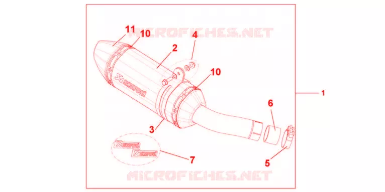 SILENCIEUX TITANE Honda MOTO 600 HORNET 2012  CB600FAC