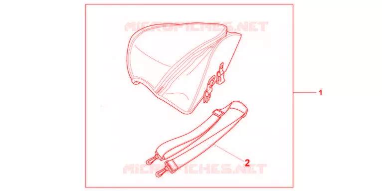 KIT SAC DE SELLE Honda MOTO 600 HORNET 2012  CB600FAC