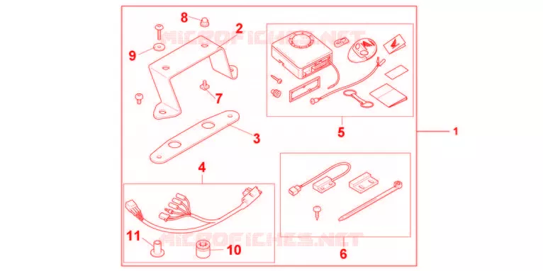 ALARME Honda MOTO 600 HORNET 2012  CB600FC
