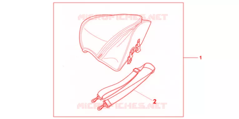 KIT SAC DE SELLE Honda MOTO 600 HORNET 2012  CB600FC