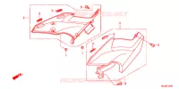 COUVERCLES LATERAUX pour Honda CBF 1000 ABS 2015