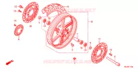 ROUE AVANT pour Honda CBF 1000 ABS 2015