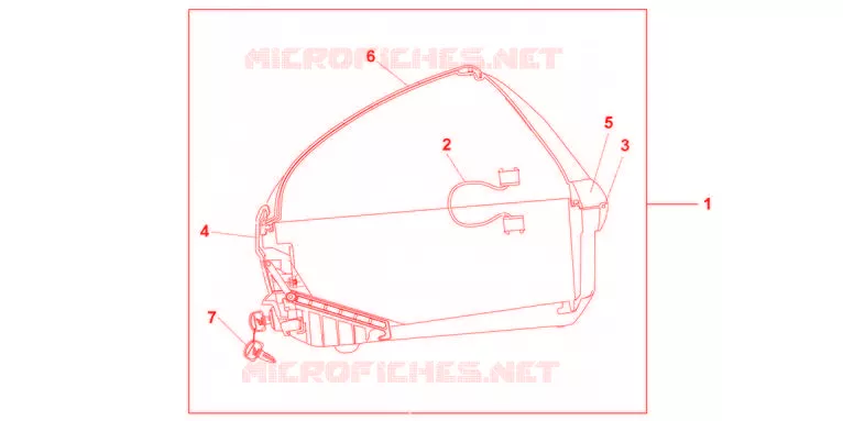 TOP CASE 45L NIGHTSTAR BLACK Honda MOTO 1000 CBF 2012  CBF1000FC