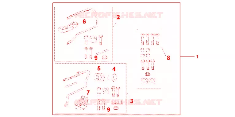 SUPPORTS VALISES Honda MOTO 1000 CBF 2012  CBF1000FC