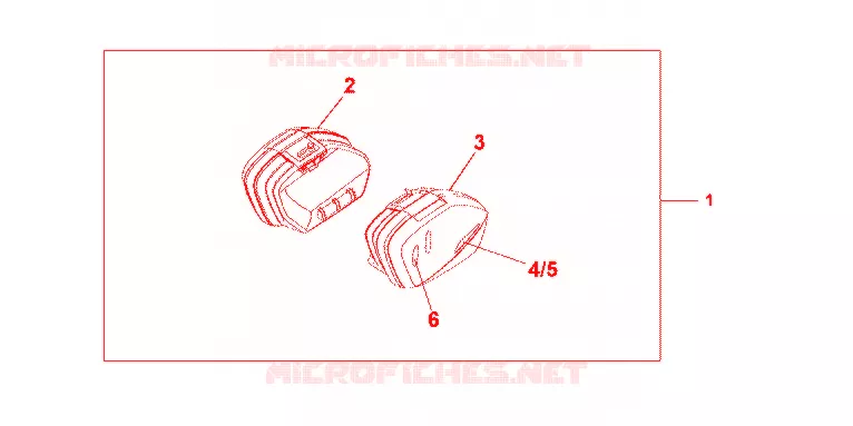 VALISE SE*R320P* Honda MOTO 1000 CBF 2012  CBF1000FSC