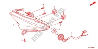 FEU ARRIERE pour Honda CBR 125 REPSOL 2012