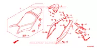 SELLE   CARENAGE ARRIERE pour Honda CBR 600 F ABS 2012