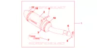 SILENCIEUX TITANE pour Honda CBR 600 F ABS 2012