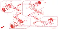 CLIGNOTANT pour Honda CBR 600 RR NOIRE 2012