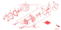 POMPE A HUILE pour Honda CB1 125 RUEDAS FUNDIDAS 2012