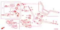 GUIDON   TE DE FOURCHE pour Honda CB1 125 RADIOS RUEADA 2012