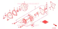 POMPE A HUILE pour Honda CB1 125 RADIOS RUEADA 2012