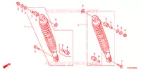 AMORTISSEUR ARRIERE pour Honda ACE 125 SPOKED WHEELS 2012