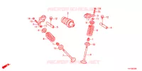 ARBRE A CAMES   SOUPAPE pour Honda ACE 125 SPOKED WHEELS 2012