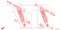 AMORTISSEUR ARRIERE pour Honda CB 125 RADIOS RUEADA 2012