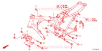 CADRE (2) pour Honda CB 125 RADIOS RUEADA 2012