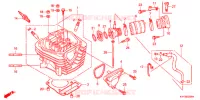 CULASSE (1) pour Honda CB 125 RADIOS RUEADA 2012