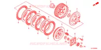 EMBRAYAGE pour Honda CB 125 RADIOS RUEADA 2012