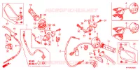 LEVIER DE GUIDON   CABLE   COMMODO (1) pour Honda CB 125 RADIOS RUEADA 2012