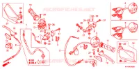 LEVIER DE GUIDON   CABLE   COMMODO (1) pour Honda CB1 125 RADIOS RUEADA 2012