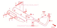 SILENCIEUX D'ECHAPPEMENT (2) pour Honda CB1 125 RADIOS RUEADA 2012