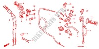 LEVIER DE GUIDON   CABLE   COMMODO pour Honda CRF 250 R 2012
