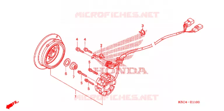 ALTERNATEUR Honda MOTO 250 CRF 2012  CRF250XC