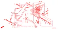 MAITRE CYLINDRE DE FREIN ARRIERE pour Honda S WING 125 2012