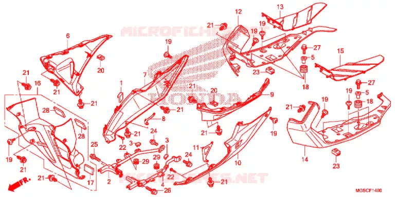 SABOT Honda MOTO 700 INTEGRA 2012  NC700DC