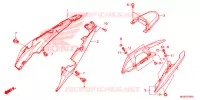 COUVERCLES LATERAUX pour Honda NC 700 ABS DCT 35KW 2012