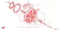 ROUE AVANT pour Honda NC 700 ABS DCT 35KW 2012