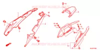 COUVERCLES LATERAUX pour Honda NC 700 X ABS 35KW 2012