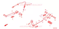PEDALE pour Honda NC 700 X ABS 2012