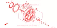 ROUE AVANT pour Honda NC 700 X ABS 2012