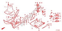 PLANCHER   REPOSE PIED pour Honda SH 125 R WHITE 2012