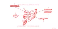 AUTOCOLLANTS pour Honda SH 125 R BLANC 2012