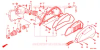 FILTRE A AIR pour Honda SH 125 R BLANC 2012