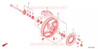 ROUE AVANT pour Honda SH 150 2012